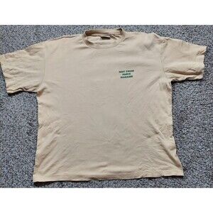 Drole De Monsieur Logo Not From Paris Madame Beige T-Shirt Size XL